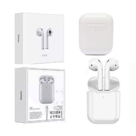 Hoco True Wireless Earbuds EW25 DC5V White